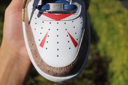 Custom Horror Air Force 1s: Freddy Krueger & Jason Voorhees Hand-Painted Sneakers